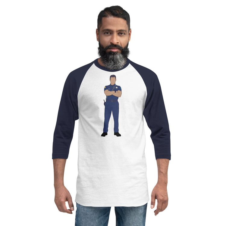 Eddie Diaz Unisex 3/4 Sleeve Raglan Shirt - Fandom-Made