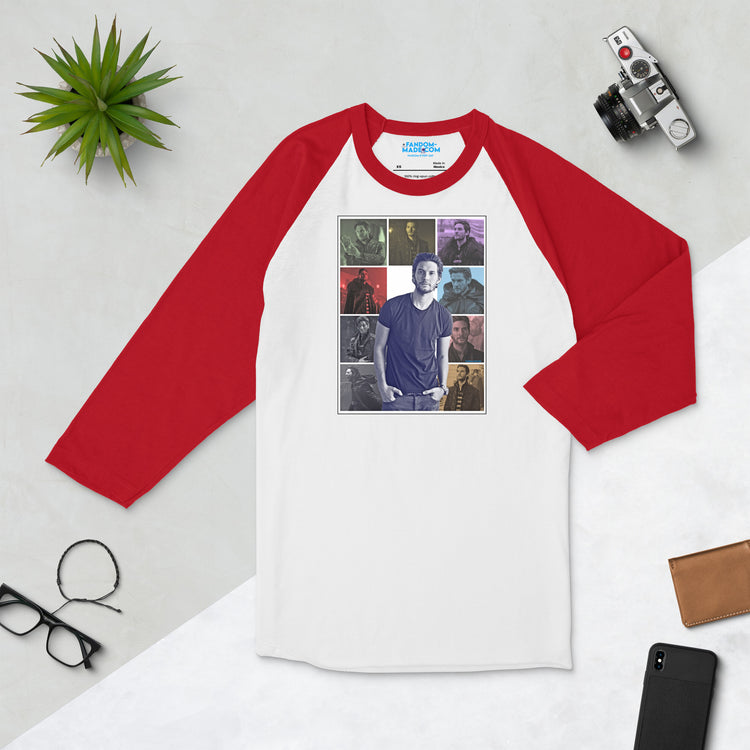 Ben Barnes Eras 3/4 Sleeve Raglan Shirt - Fandom-Made