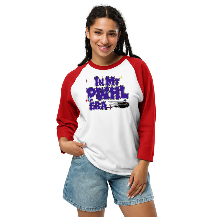 In My PWHL Era Unisex 3/4 Sleeve Raglan Shirt - Fandom-Made