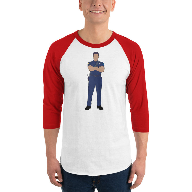 Eddie Diaz Unisex 3/4 Sleeve Raglan Shirt - Fandom-Made