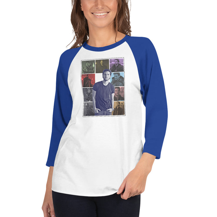 Ben Barnes Eras 3/4 Sleeve Raglan Shirt - Fandom-Made