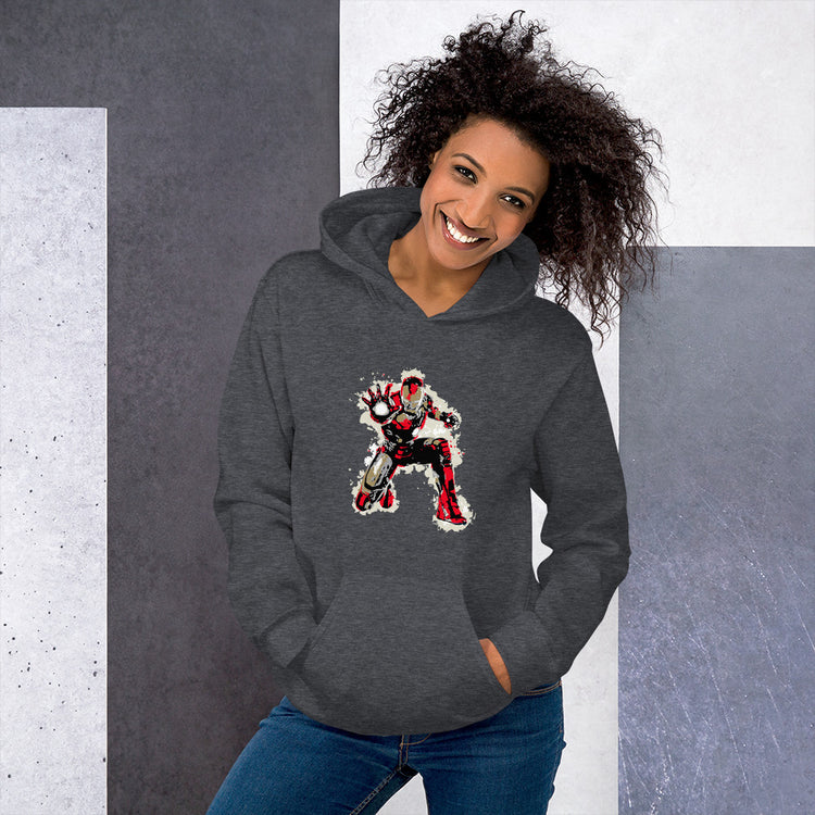 Crouching Iron Hidden Tony Unisex Hoodie - Fandom-Made