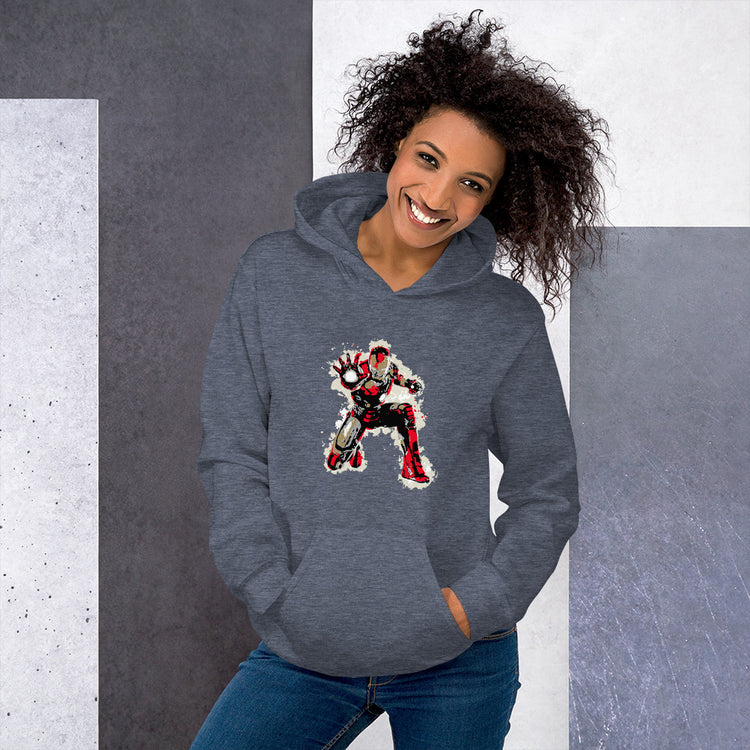 Crouching Iron Hidden Tony Unisex Hoodie - Fandom-Made