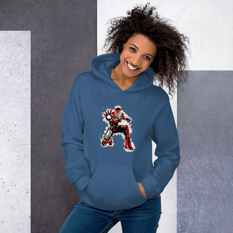 Crouching Iron Hidden Tony Unisex Hoodie - Fandom-Made