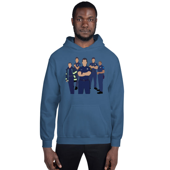 9-1-1 Group Hoodie - Fandom-Made