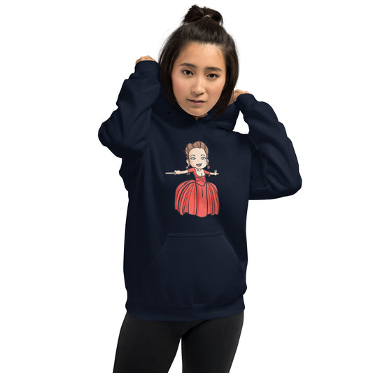 Claire Fraser Red Dress Hoodie - Fandom-Made