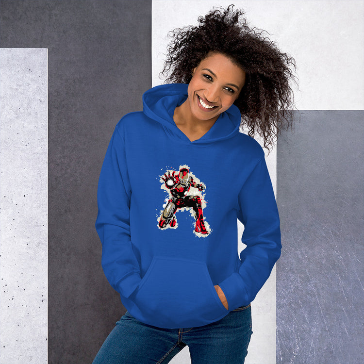 Crouching Iron Hidden Tony Unisex Hoodie - Fandom-Made
