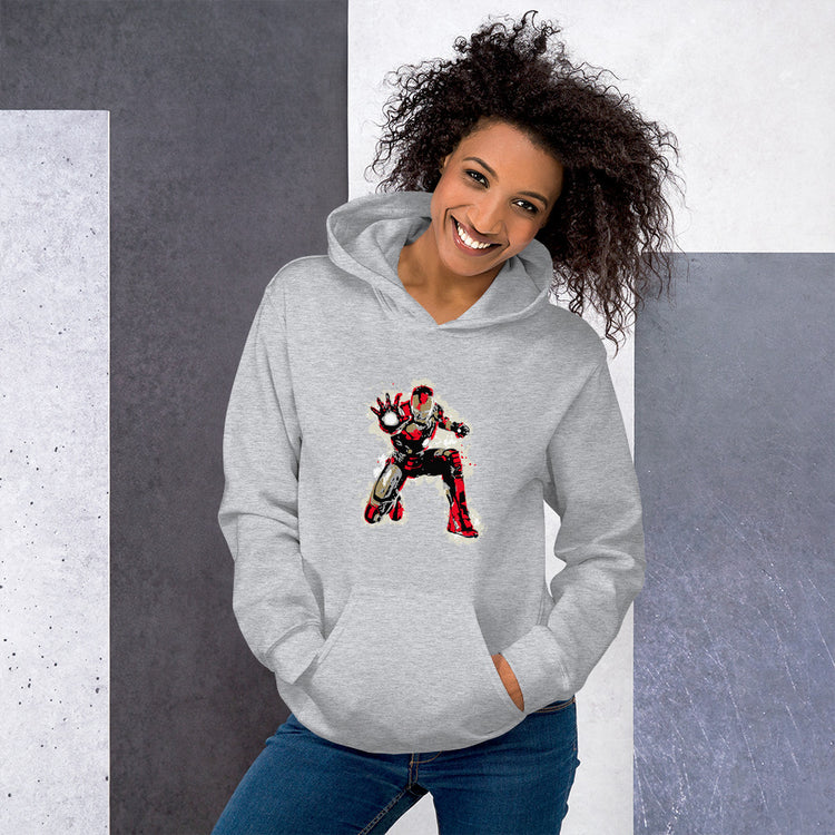 Crouching Iron Hidden Tony Unisex Hoodie - Fandom-Made