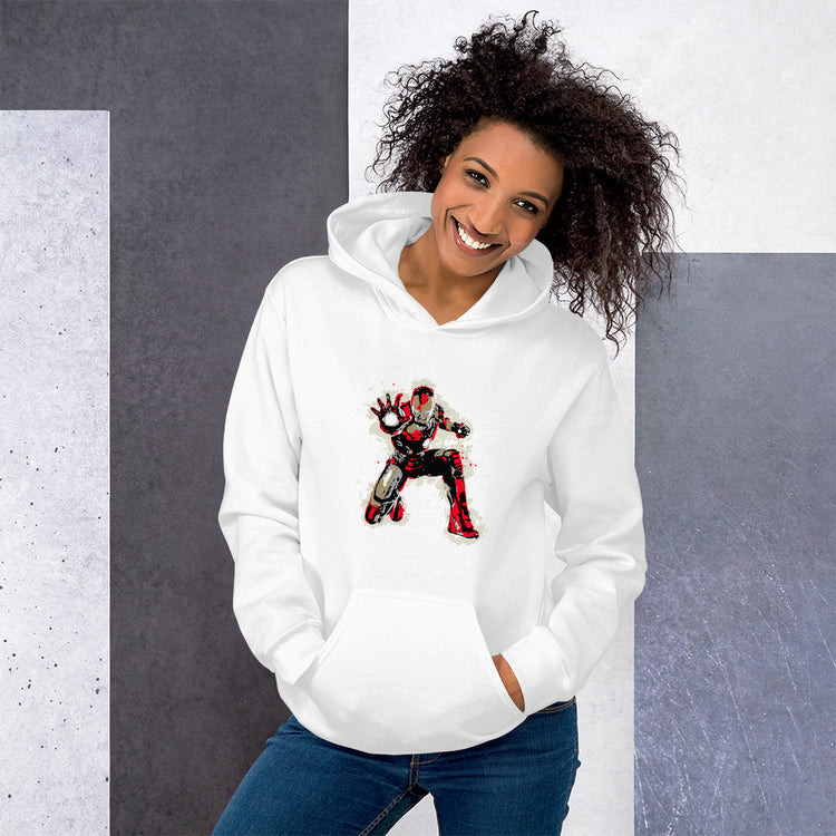 Crouching Iron Hidden Tony Unisex Hoodie - Fandom-Made