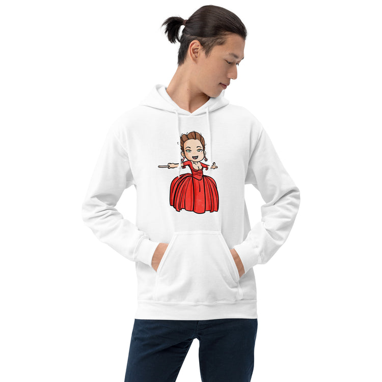 Claire Fraser Red Dress Hoodie - Fandom-Made