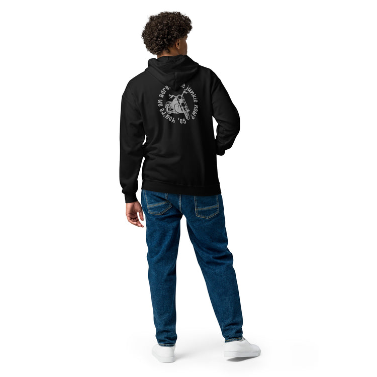 Adrenaline Junkie Heavy Blend Zip Hoodie - Fandom-Made