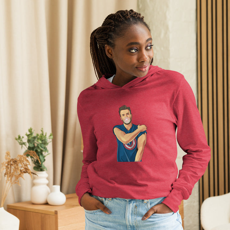Chris Evans Unisex Hooded Long Sleeve Tee - Fandom-Made