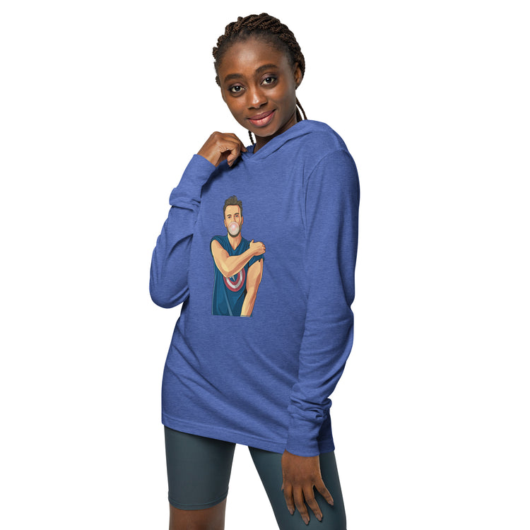 Chris Evans Unisex Hooded Long Sleeve Tee - Fandom-Made
