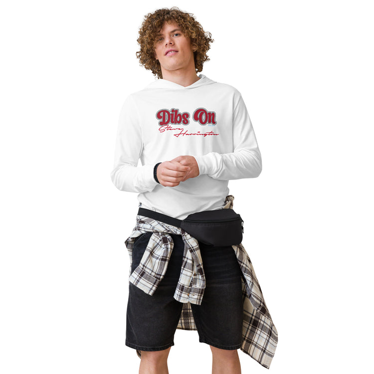 Dibs On Steve Harrington Hooded Long Sleeve Tee - Fandom-Made