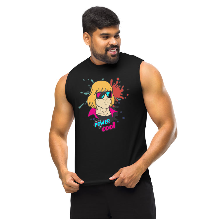 By the Power Of Cool Muscle Shirt - Fandom-Made