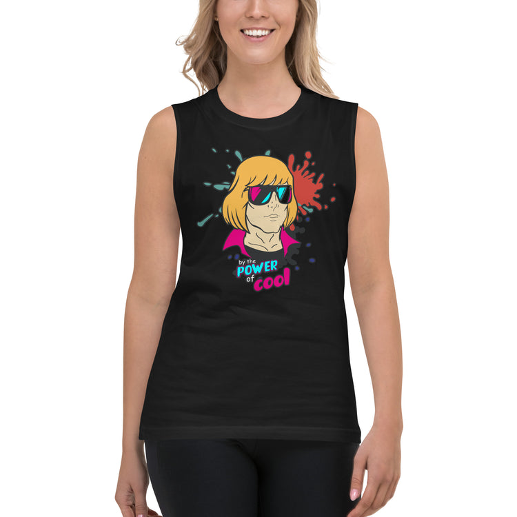 By the Power Of Cool Muscle Shirt - Fandom-Made
