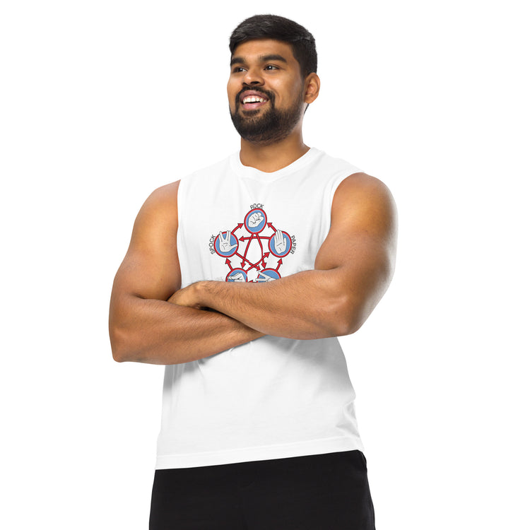 Rock Paper Scissors Spock Muscle Shirt - Fandom-Made