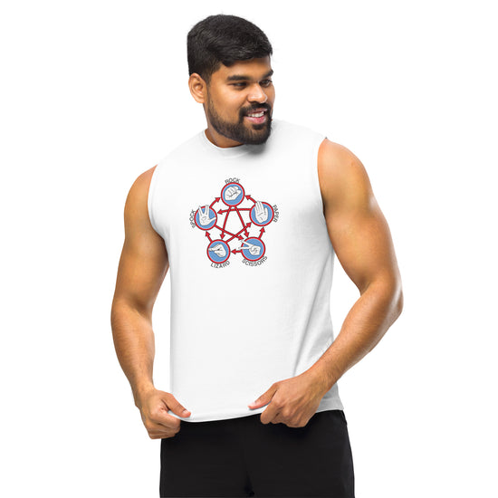 Rock Paper Scissors Spock Muscle Shirt - Fandom-Made
