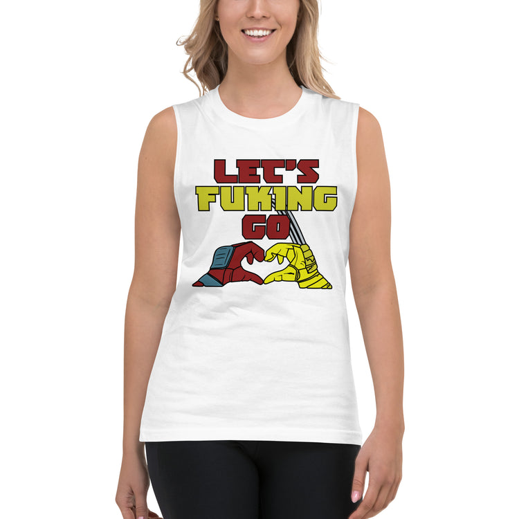 Let's Go Unisex Muscle Shirt - Fandom-Made