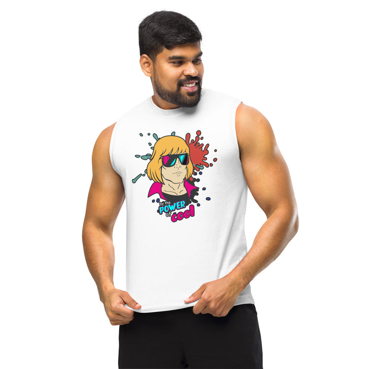 By the Power Of Cool Muscle Shirt - Fandom-Made