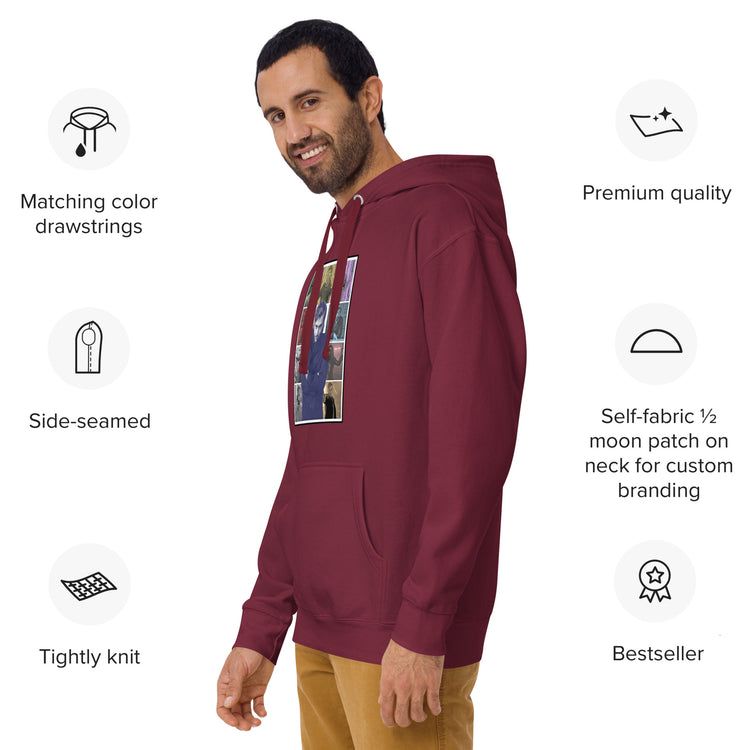 David Tennant Eras Premium Hoodie - Fandom-Made