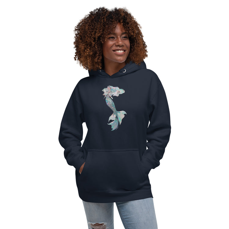 Watercolor Mermaid Unisex Premium Hoodie - Fandom-Made