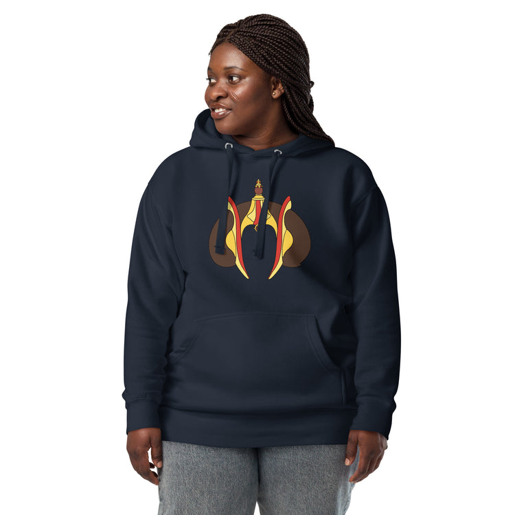 Padme Headdress Unisex Premium Hoodie - Fandom-Made
