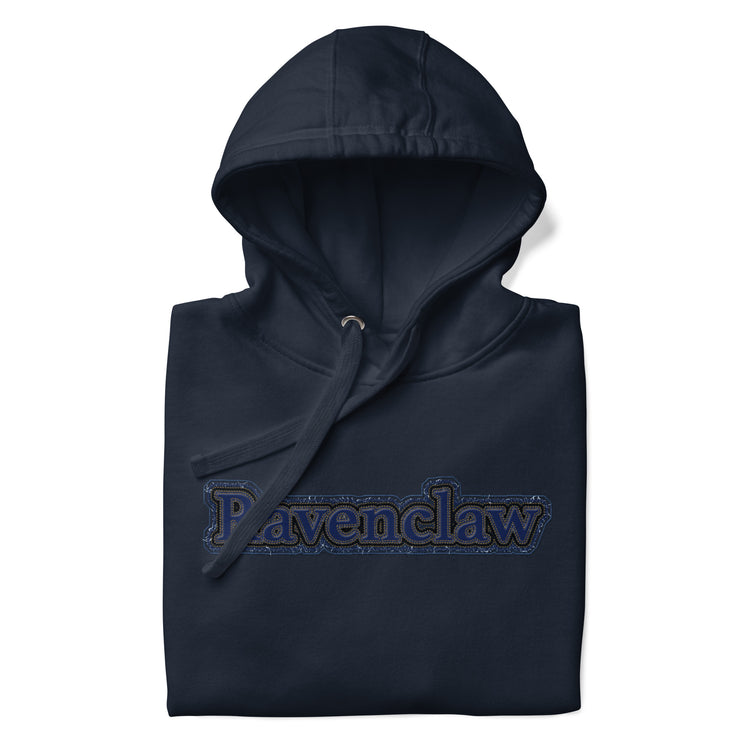 Ravenclaw Embroidery Unisex Premium Hoodie - Fandom-Made
