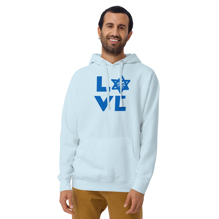 Love Star of David Premium Hoodie - Fandom-Made