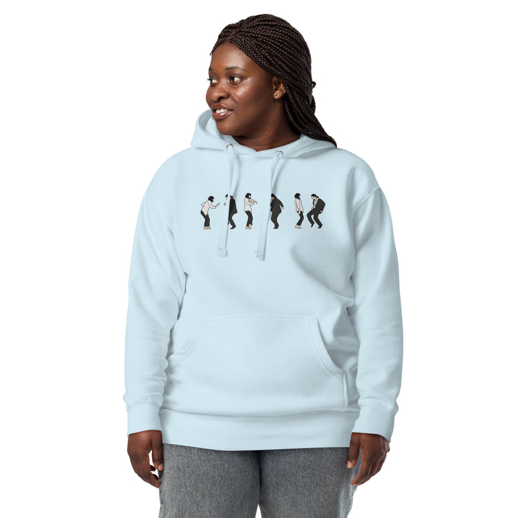 Pulp Fiction Dance Off Unisex Premium Hoodie - Fandom-Made