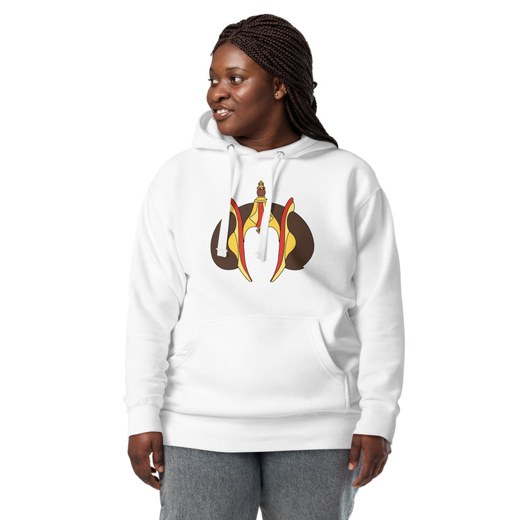 Padme Headdress Unisex Premium Hoodie - Fandom-Made