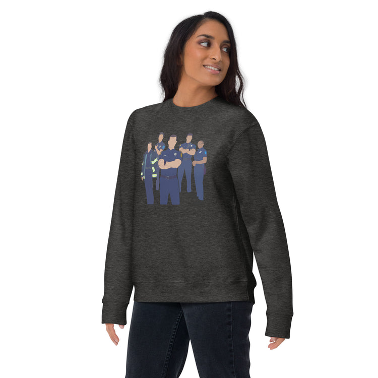 9-1-1 Group Sweatshirt - Fandom-Made