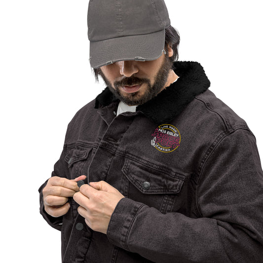 Mos Eisley Unisex Denim Sherpa Jacket - Fandom-Made
