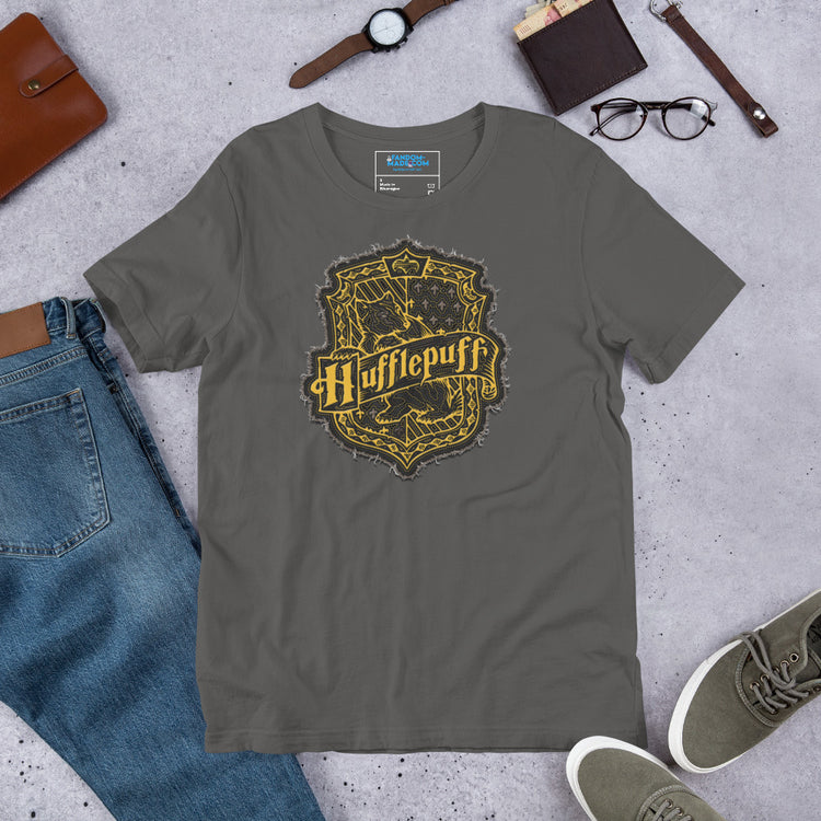 Hufflepuff Crest Unisex T-Shirt - Fandom-Made