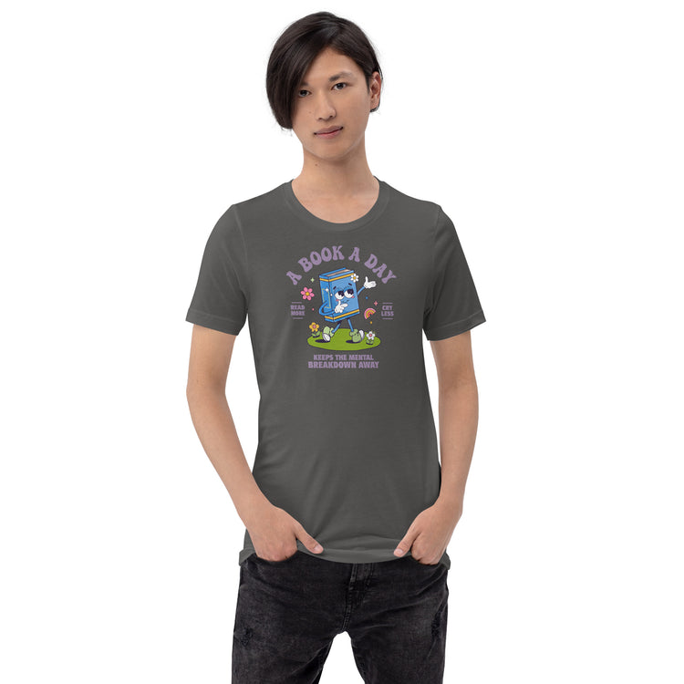 A Book A Day Unisex T-Shirt - Fandom-Made
