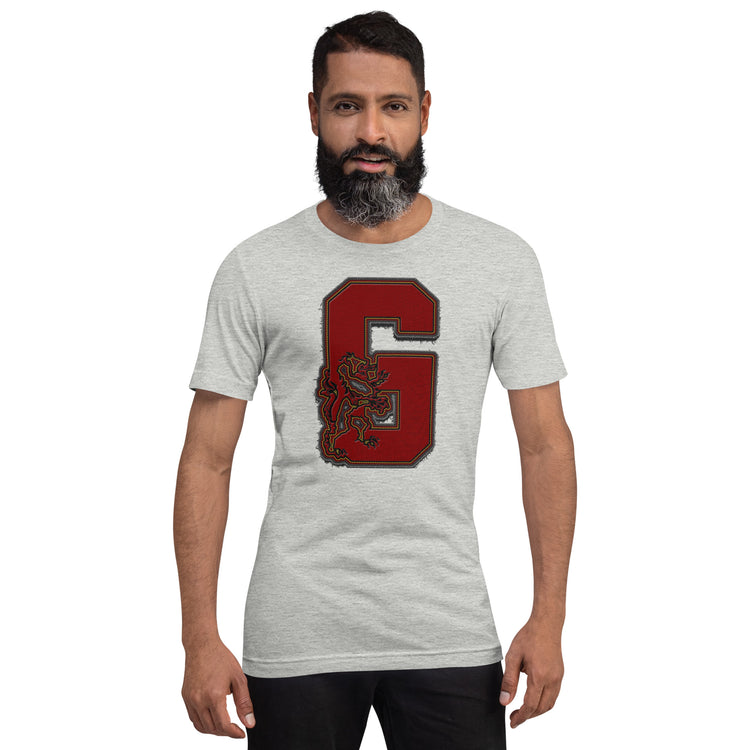 Gryffindor G Embroidery Design Unisex T-Shirt - Fandom-Made