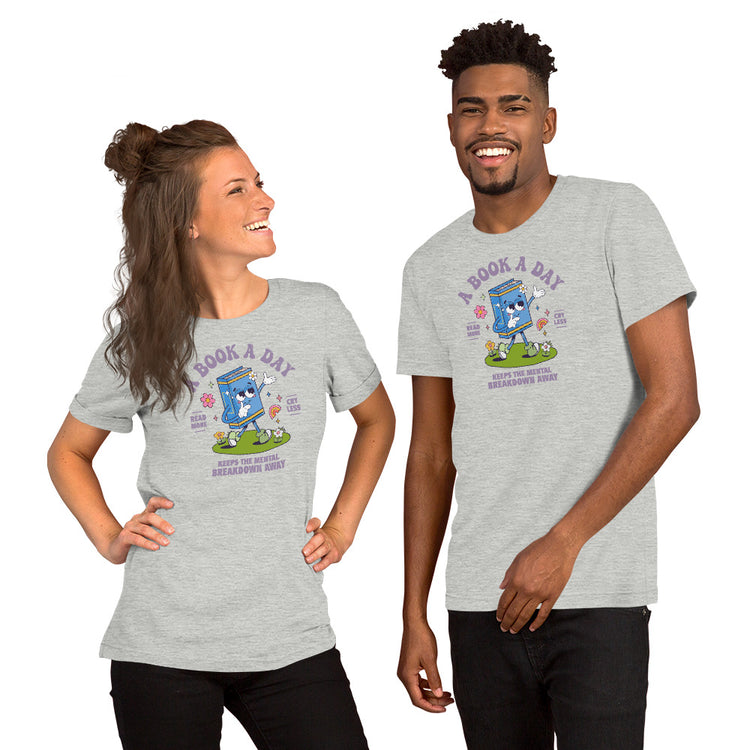A Book A Day Unisex T-Shirt - Fandom-Made