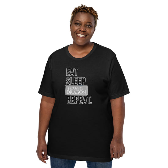Eat Sleep House of The Dragon Unisex T-Shirt - Fandom-Made