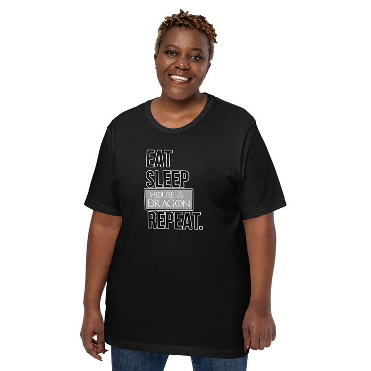 Eat Sleep House of The Dragon Unisex T-Shirt - Fandom-Made