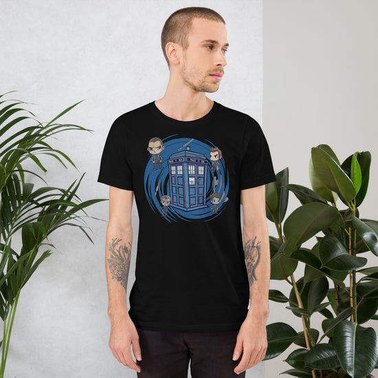 Timey Wimey Tardis Unisex T-Shirt - Fandom-Made
