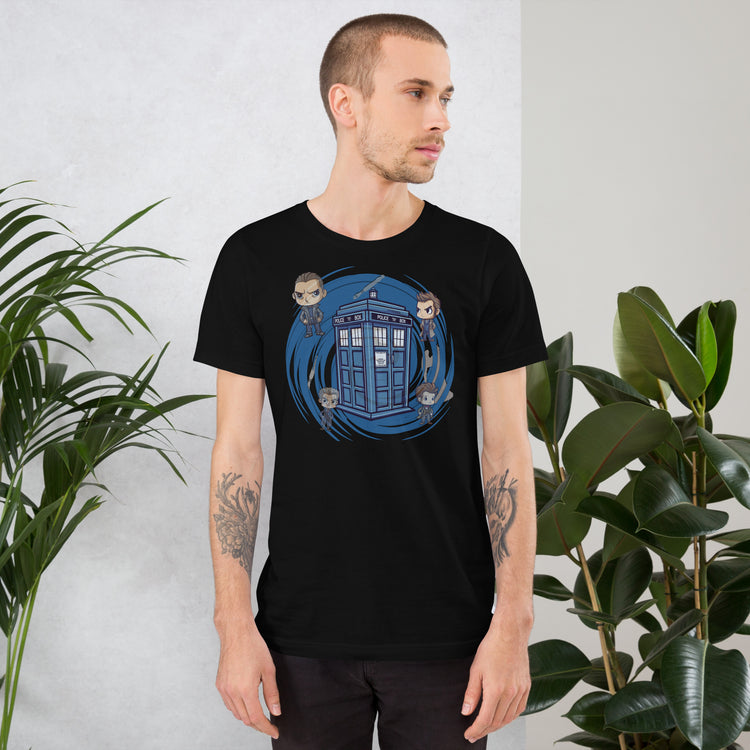 Timey Wimey Tardis Unisex T-Shirt - Fandom-Made