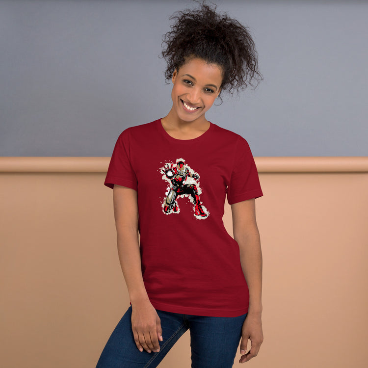 Crouching Iron Hidden Tony Unisex T-Shirt - Fandom-Made