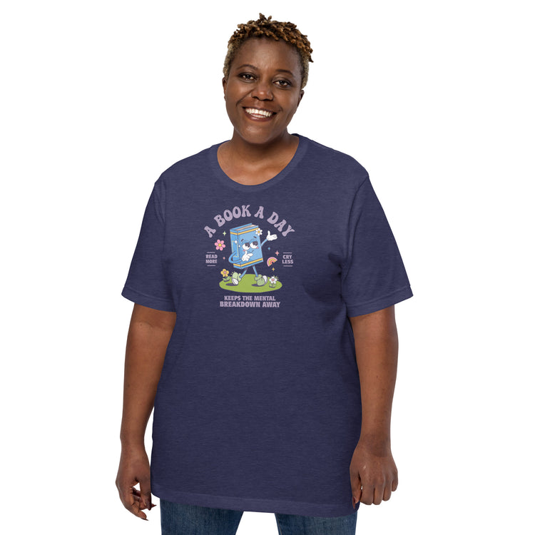 A Book A Day Unisex T-Shirt - Fandom-Made