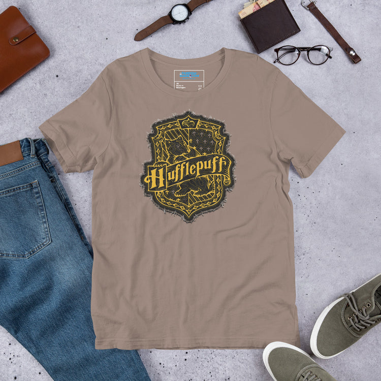 Hufflepuff Crest Unisex T-Shirt - Fandom-Made