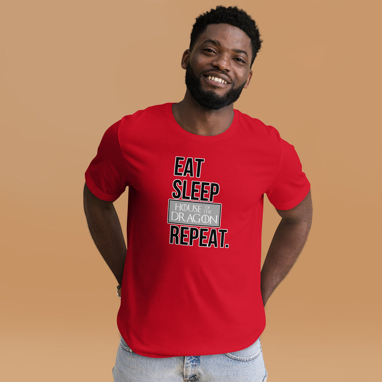 Eat Sleep House of The Dragon Unisex T-Shirt - Fandom-Made