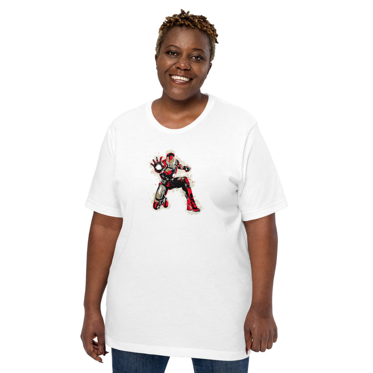 Crouching Iron Hidden Tony Unisex T-Shirt - Fandom-Made