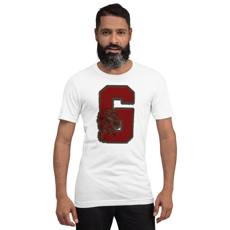 Gryffindor G Embroidery Design Unisex T-Shirt - Fandom-Made