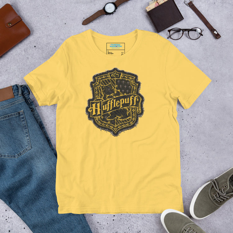 Hufflepuff Crest Unisex T-Shirt - Fandom-Made