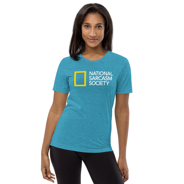 National Sarcasm Society Unisex Tri-Blend T-Shirt - Fandom-Made