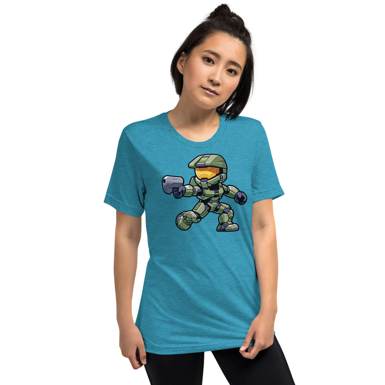 Halo's Master Chief Unisex Tri-Blend T-Shirt - Fandom-Made